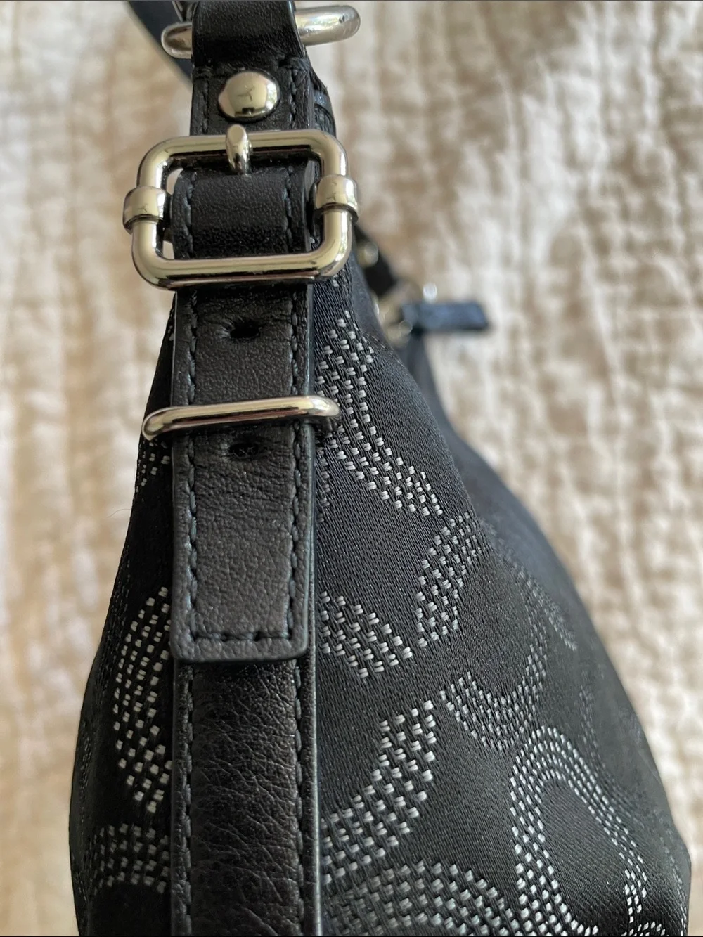 Coach Madison Dotted Hobo Bag